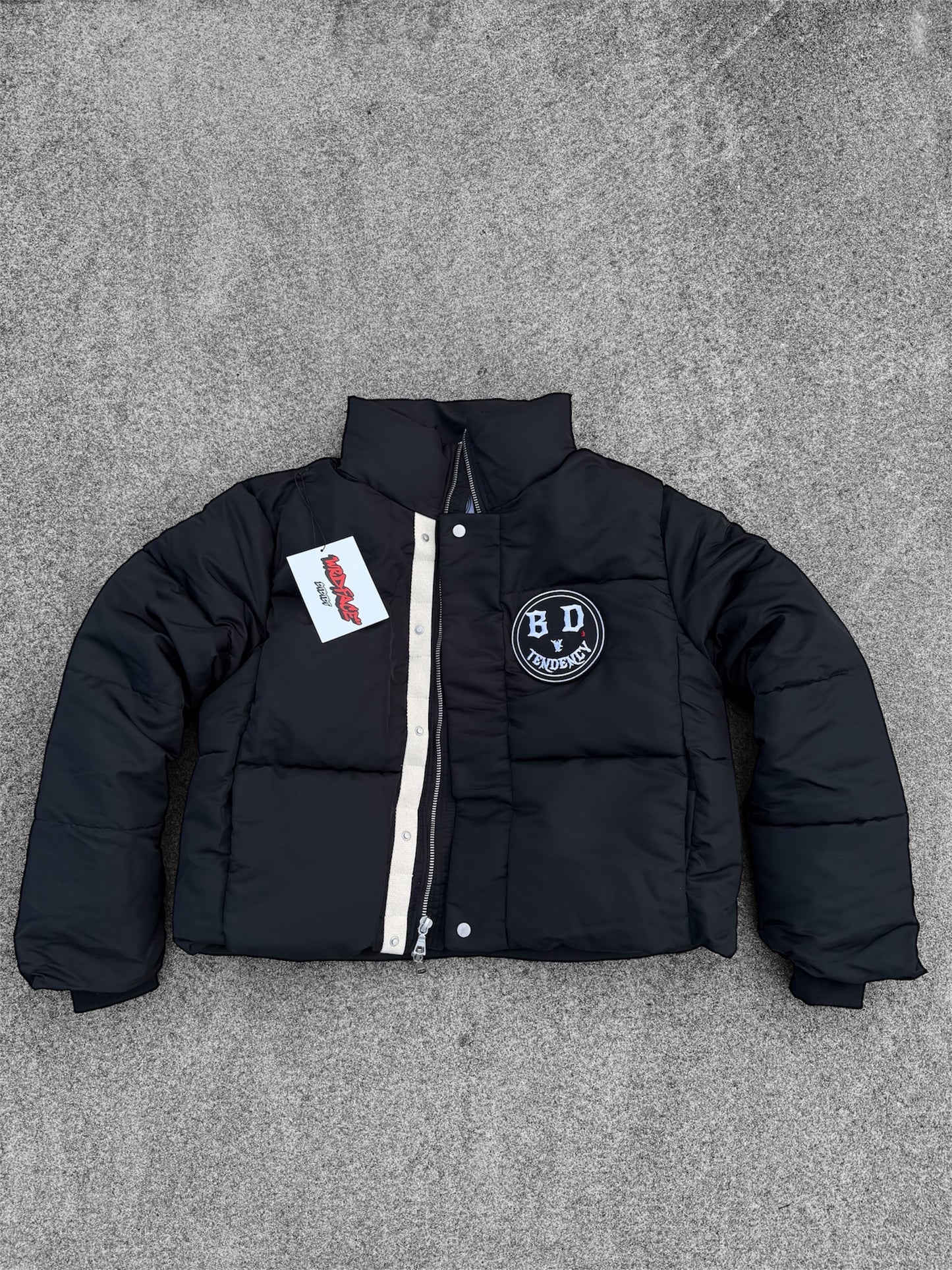 "WrdFace" VPatch Puffer Zip
