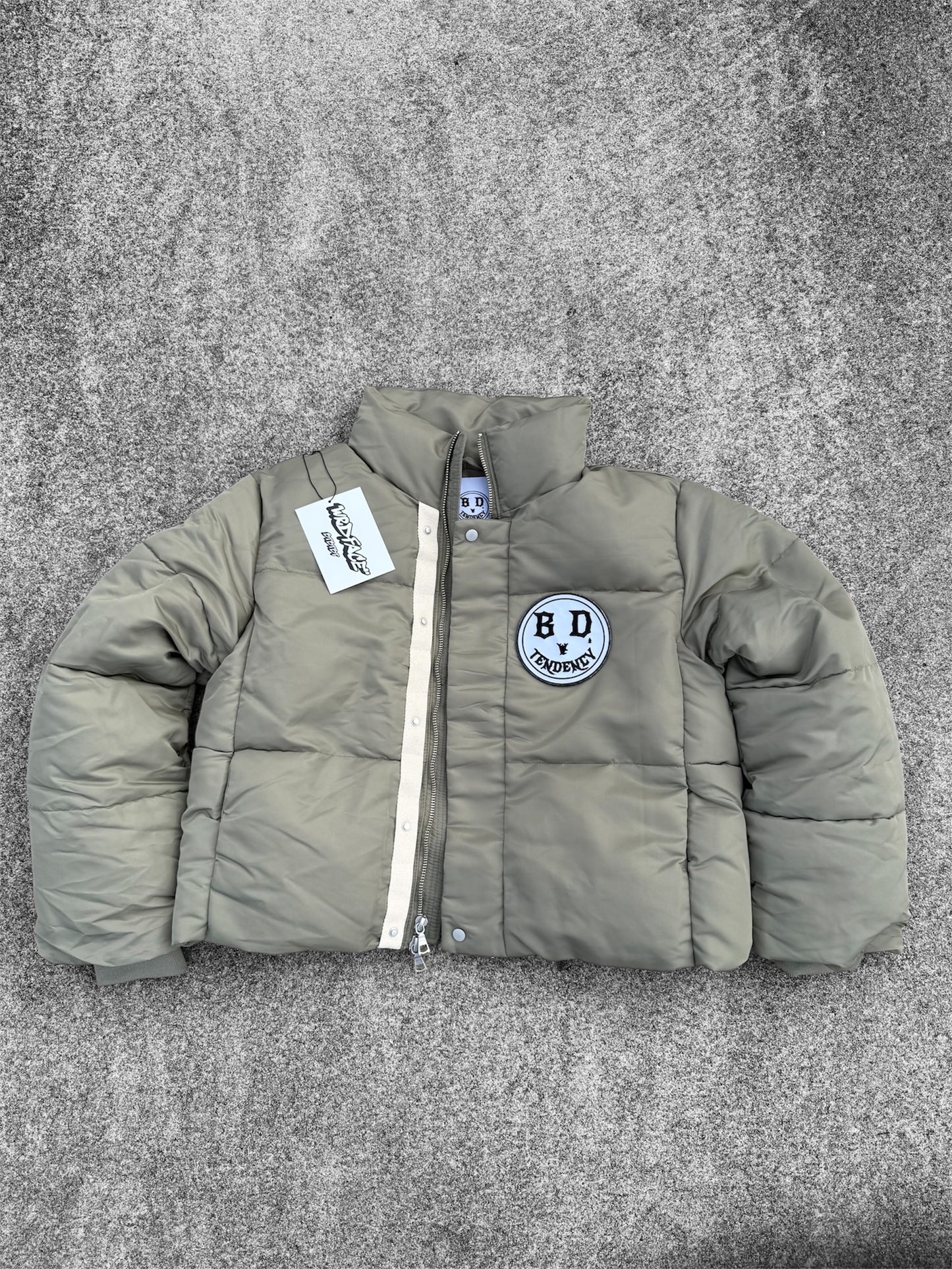 "WrdFace" VPatch Puffer Zip