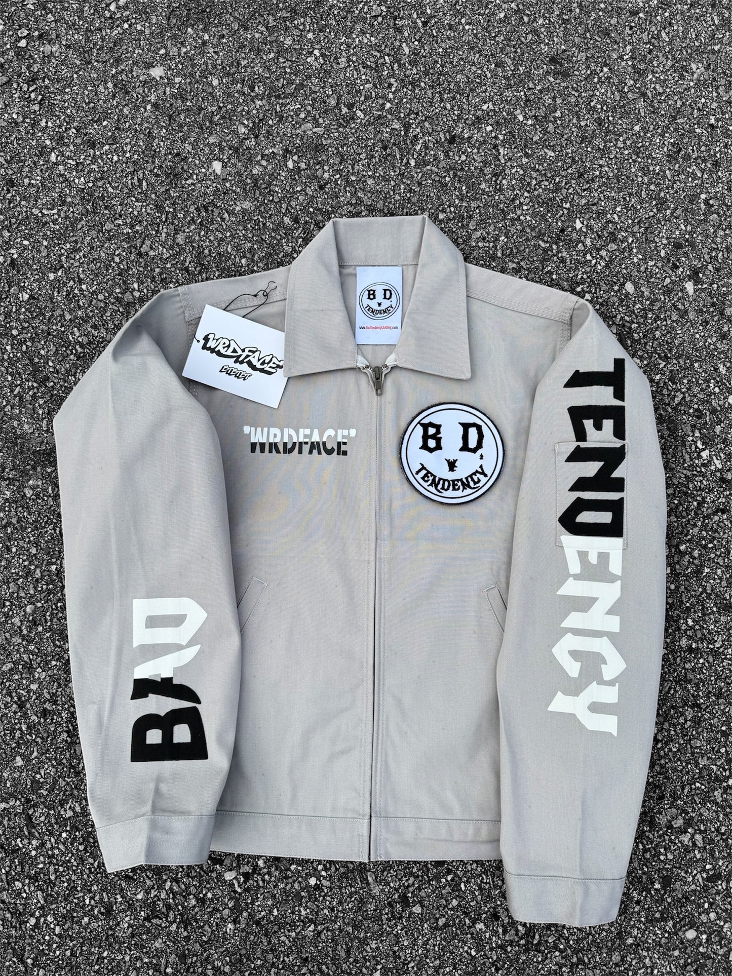 "WrdFace" Dickie Style Zip