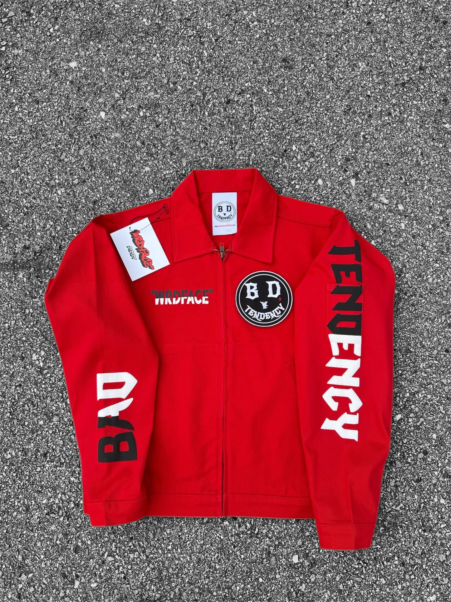 "WrdFace" Dickie Style Zip