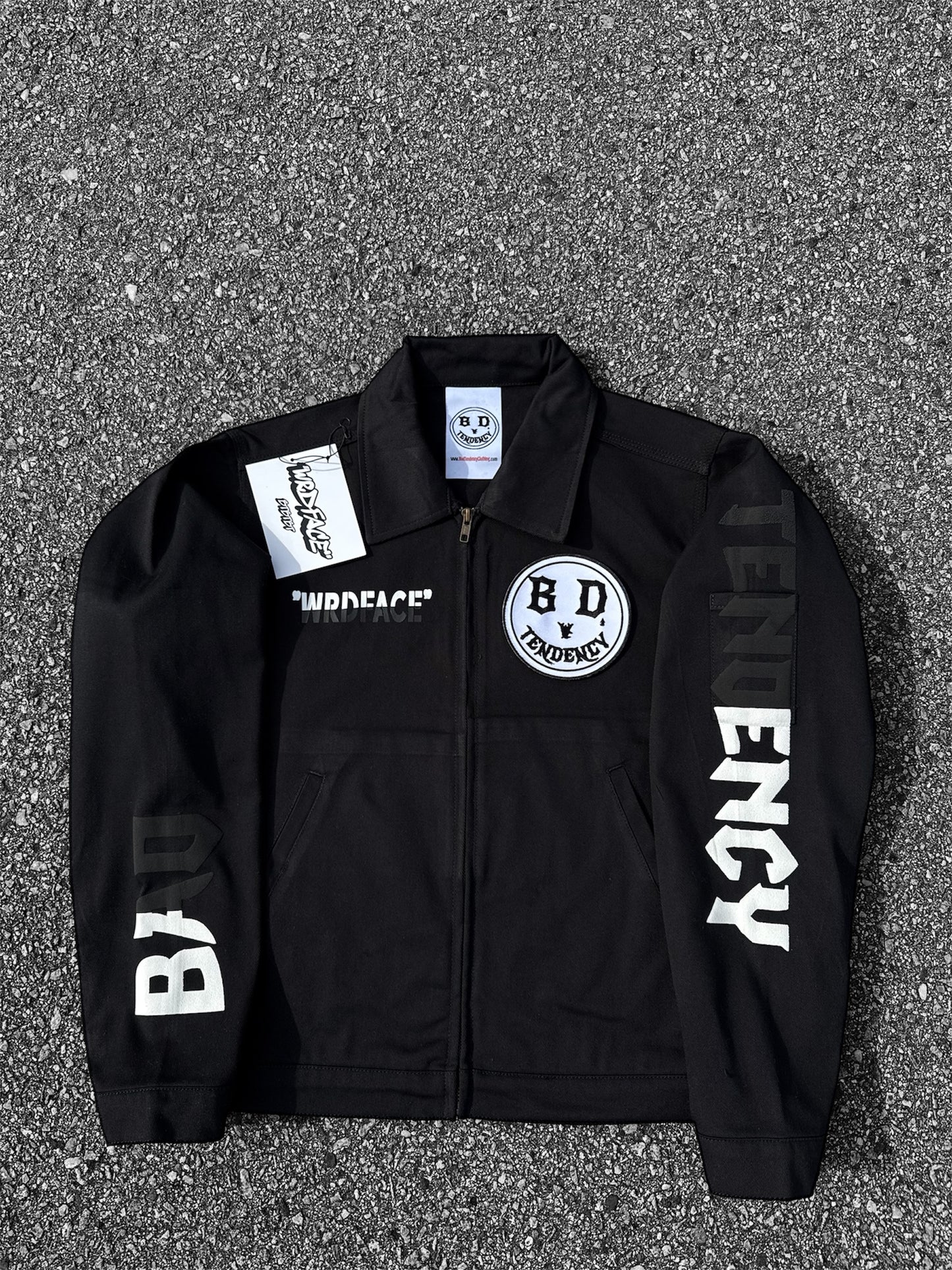 "WrdFace" Dickie Style Zip